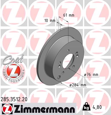 ZIMMERMANN Piduriketas 285.3512.20