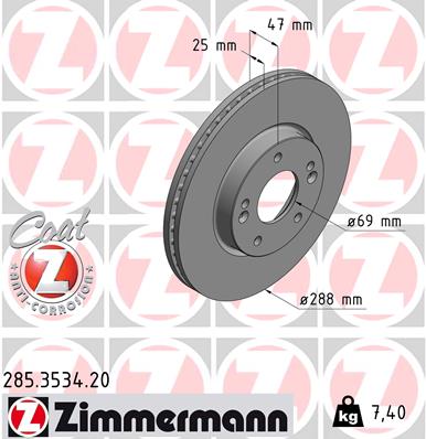 ZIMMERMANN Piduriketas 285.3534.20