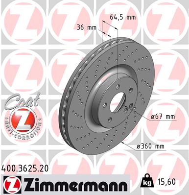 ZIMMERMANN Piduriketas 400.3625.20