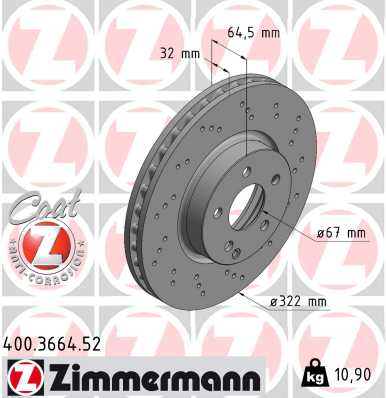 ZIMMERMANN Piduriketas 400.3664.52