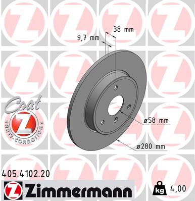 ZIMMERMANN Piduriketas 405.4102.20