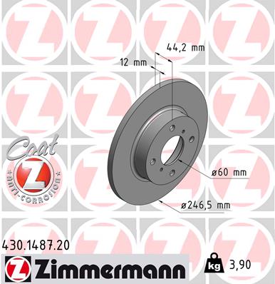 ZIMMERMANN Piduriketas 430.1487.20