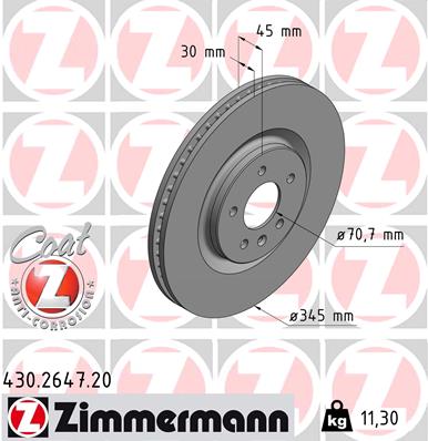 ZIMMERMANN Piduriketas 430.2647.20