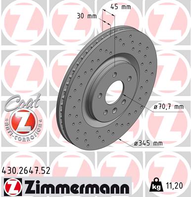 ZIMMERMANN Piduriketas 430.2647.52
