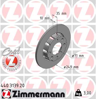 ZIMMERMANN Piduriketas 440.3139.20
