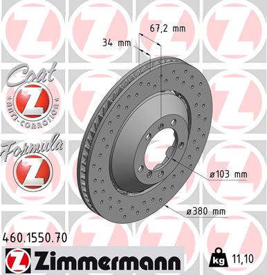 ZIMMERMANN Piduriketas 460.1550.70