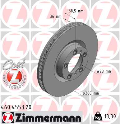 ZIMMERMANN Piduriketas 460.4553.20