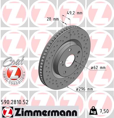 ZIMMERMANN Jarrulevy 590.2810.52