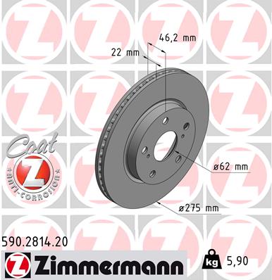ZIMMERMANN Piduriketas 590.2814.20