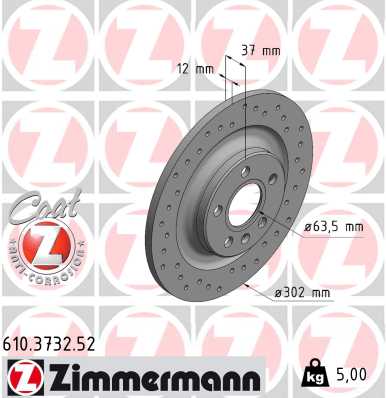 ZIMMERMANN Jarrulevy 610.3732.52