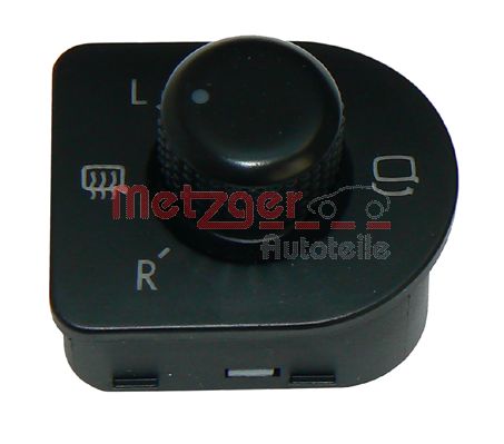METZGER AUTOTEILE jungiklis, išorinių veidrodėlių reguliavimas 0916065