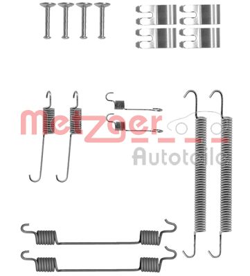 METZGER AUTOTEILE Lisatarvikute komplekt, trummelpiduriklotsid 105-0029