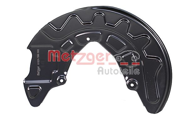 METZGER Panel rozbryzgiwujący, tarcza hamulcowa 6115274