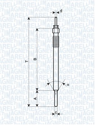 MAGNETI MARELLI Hehkutulppa 062900088304
