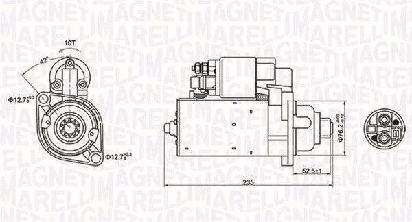 MAGNETI MARELLI Käynnistinmoottori 063720974010