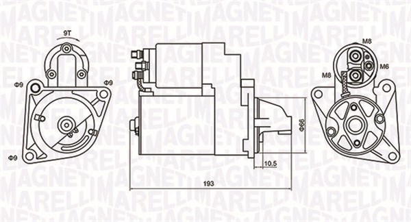 MAGNETI MARELLI Rozrusznik 063721053010