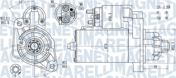 MAGNETI MARELLI starteris 063721378010