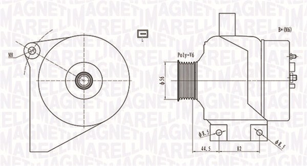 MAGNETI MARELLI Generaator 063731861010