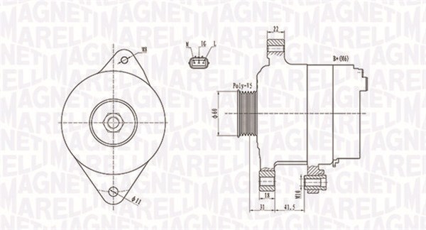 MAGNETI MARELLI Laturi 063731892010