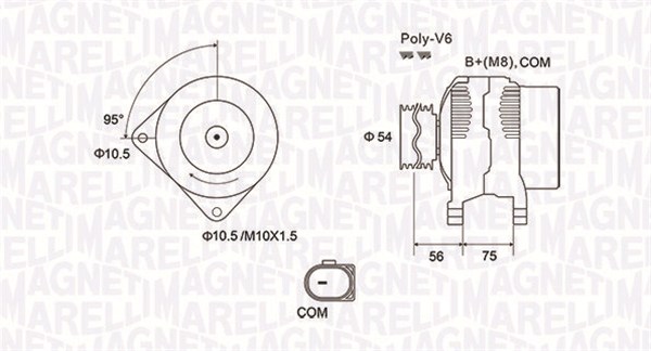 MAGNETI MARELLI Generaator 063731904010