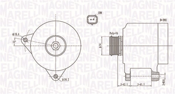 MAGNETI MARELLI Generaator 063731914010