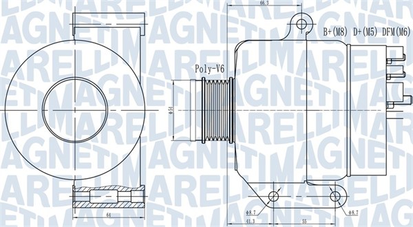 MAGNETI MARELLI Generaator 063731935010