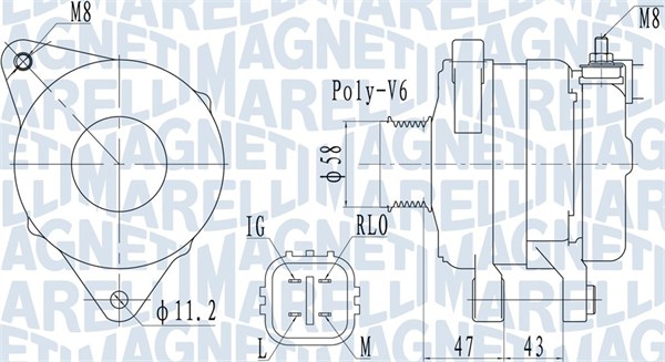 MAGNETI MARELLI Laturi 063732097010