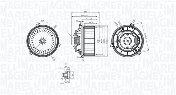 MAGNETI MARELLI vidaus pūtiklis 069412363010