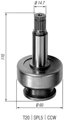 MAGNETI MARELLI Drev, startmotor 940113020285
