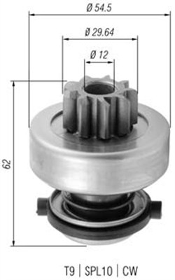 MAGNETI MARELLI Zębnik, rozrusznik 940113020377