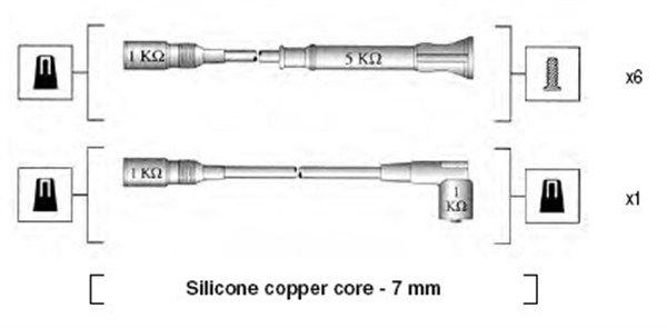 MAGNETI MARELLI Süütesüsteemikomplekt 941075180556