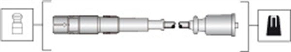 MAGNETI MARELLI Zestaw przewodów zapłonowych 941318111285