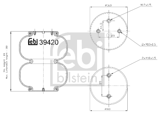 FEBI BILSTEIN Lõõts,õhkvedrustus 39420