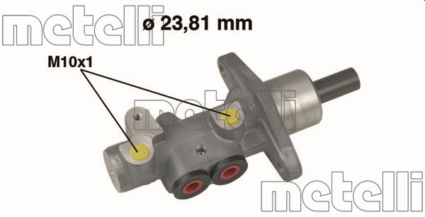 METELLI Huvudbromscylinder 05-0490