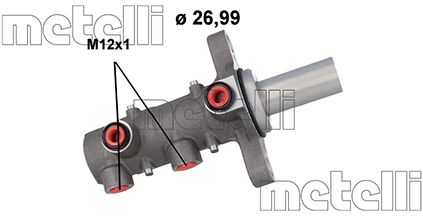 METELLI Piduri peasilinder 05-1168