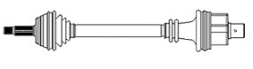 METELLI Wał napędowy 17-0404