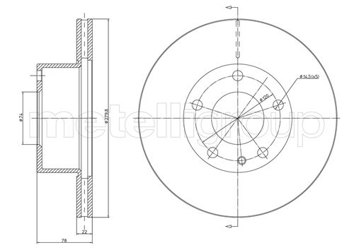 METELLI Piduriketas 23-0061