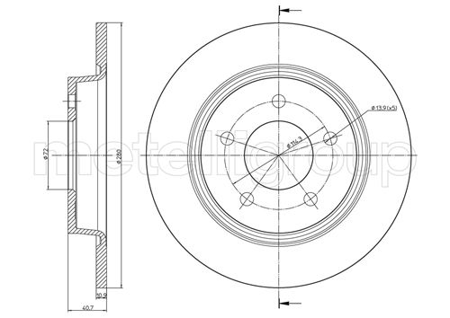 METELLI Piduriketas 23-0750C