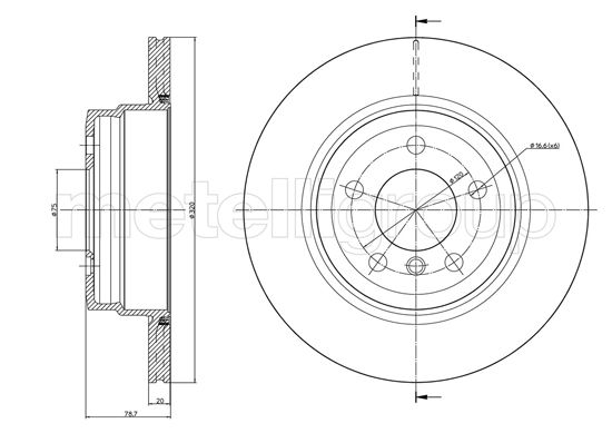 METELLI Piduriketas 23-1025C