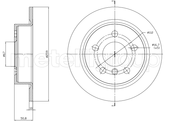 METELLI Piduriketas 23-1771C