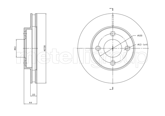 METELLI Piduriketas 23-1808C