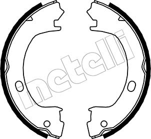 METELLI Jarrukenkäsarja, seisontajarru 53-0031