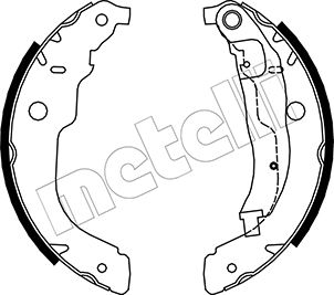 METELLI Piduriklotside komplekt 53-0333