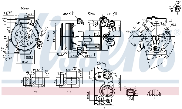NISSENS Kompressor,kliimaseade 890420