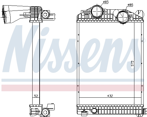 NISSENS Intercooler 96969
