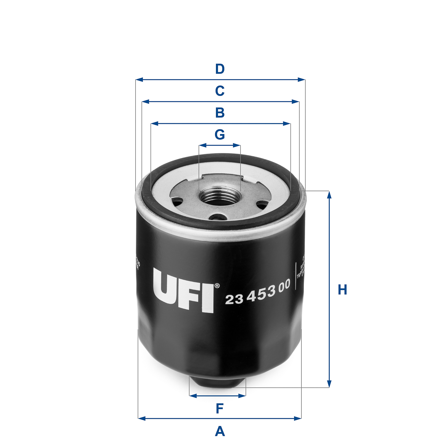 UFI alyvos filtras 23.453.00