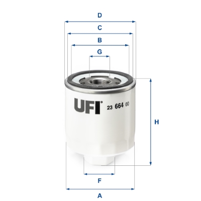 UFI Oljefilter 23.664.00