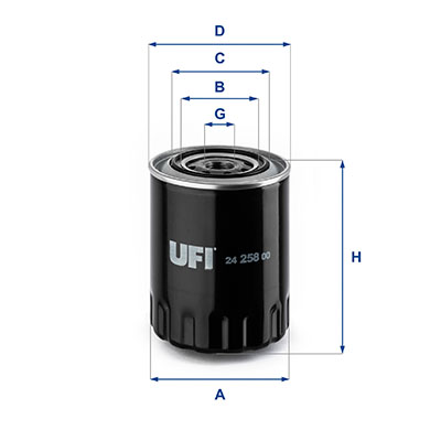 UFI Kütusefilter 24.258.00