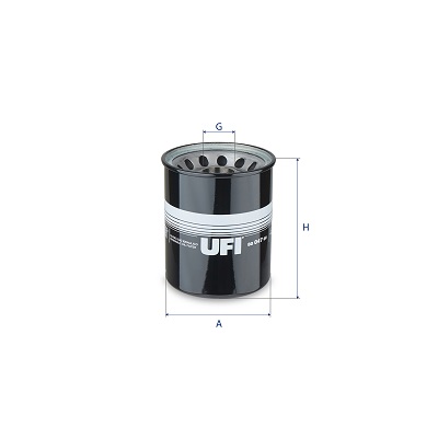 UFI Filtr hydrauliczny, układ kierowniczy 80.047.00
