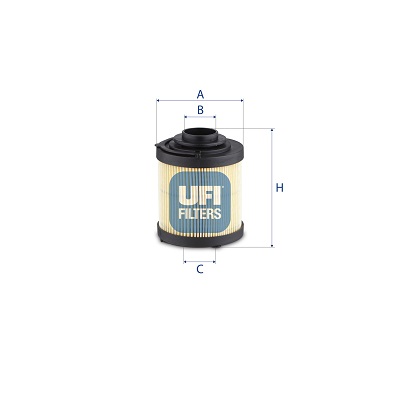 UFI Filtr, hydraulika robocza 83.065.00